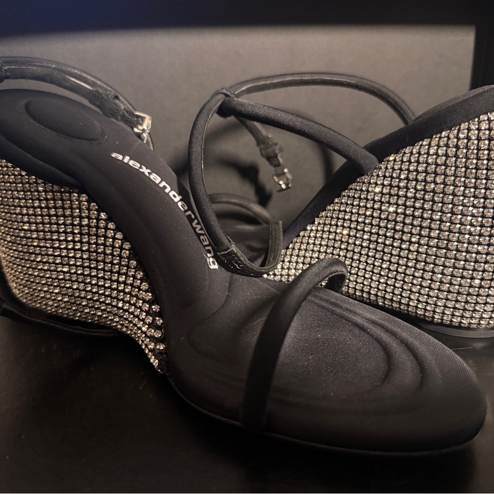 Alexander Wang Dahlia crystal wedge sandal
